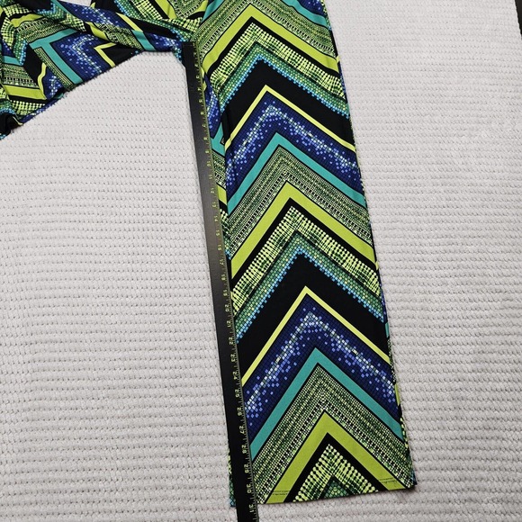 Violet B Pants Womens Medium Wide Leg Geometric Patterned - Picture 2 of 7